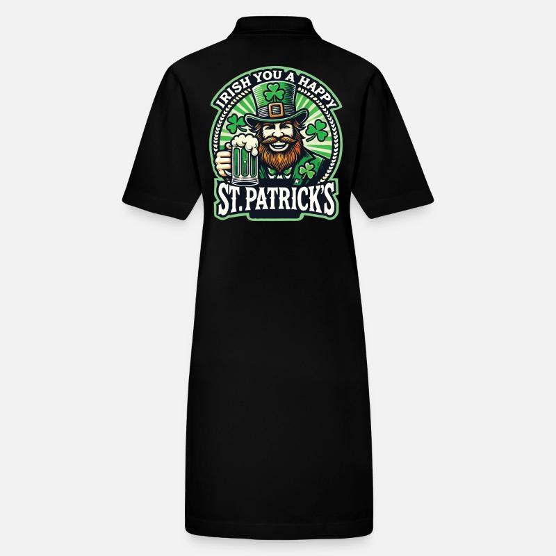 Bénédiction irlandaise Célébration de la Saint-Patrick Robe polo bio PAIGER Stanley/Stella Femme