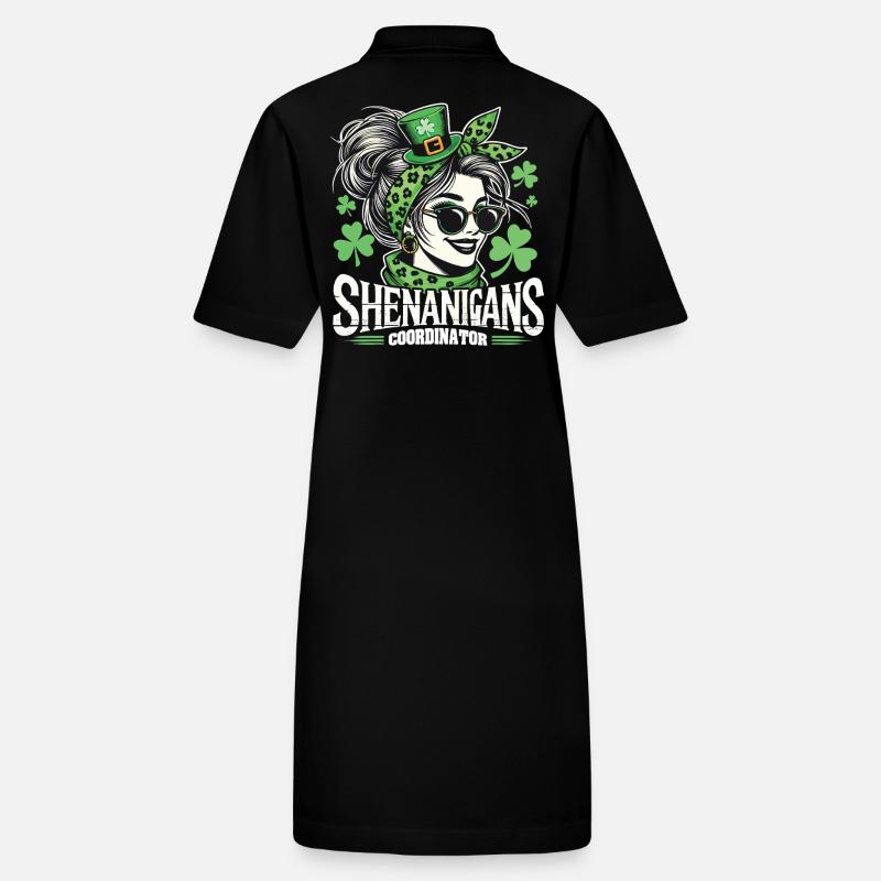St. Patrick's Day Shenanigans Koordinator Stanley/Stella Frauen Bio-Polokleid PAIGER