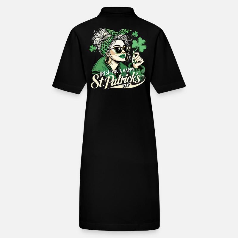 Style irlandais pour la Saint-Patrick Robe polo bio PAIGER Stanley/Stella Femme