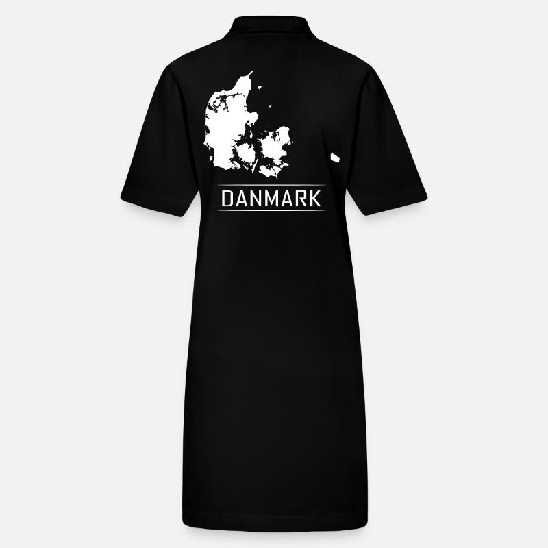 Danmark Carte Pays de vacances Robe polo bio PAIGER Stanley/Stella Femme