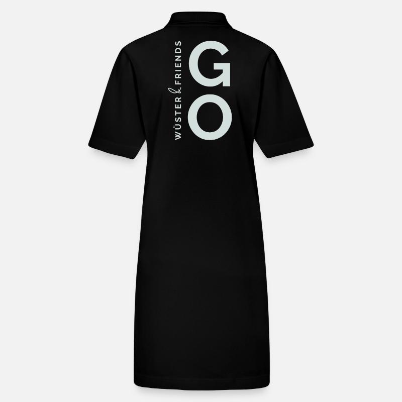 Wüster&Friends GO Logo Vert clair Robe polo bio PAIGER Stanley/Stella Femme