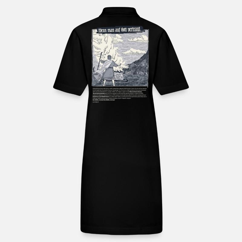Elia vertraut Gott Stanley/Stella Frauen Bio-Polokleid PAIGER