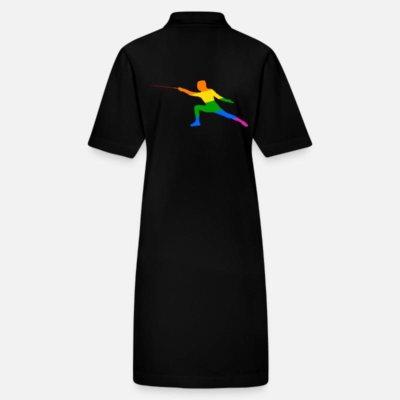 Regenbogen Fechten Stanley/Stella Frauen Bio-Polokleid PAIGER