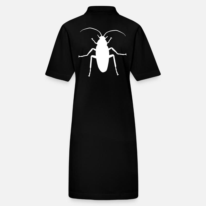 Cafard cafard insecte insecte parasite panique Robe polo bio PAIGER Stanley/Stella Femme