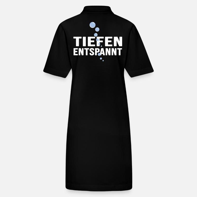 Les plongeurs plongent profondément détendus école de plongée apnée Robe polo bio PAIGER Stanley/Stella Femme