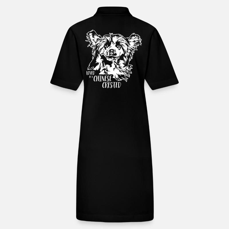 Loved by a Chinese Crested Dog Dog Wilsigns Stanley/Stella PAIGER Organic Women’s Polo Dress