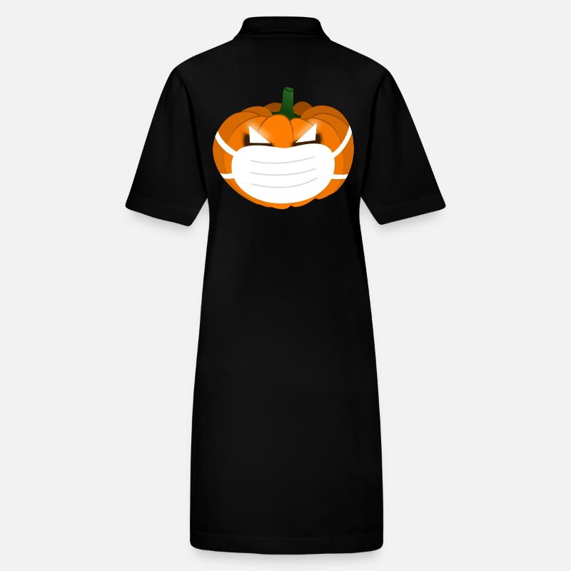 Halloween Pumpkin Mask Gift Stanley/Stella PAIGER Organic Women’s Polo Dress
