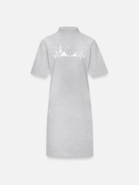 Kayak Pagayer Kayak Tour Kayak Bivouac Kayak Camp - Robe polo bio PAIGER Stanley/Stella Femme - noir - Dos