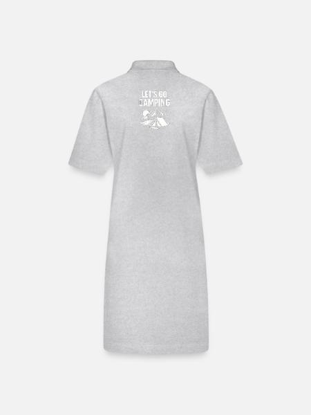 Allons camper – Aventure en plein air - Robe polo bio PAIGER Stanley/Stella Femme - noir - Dos