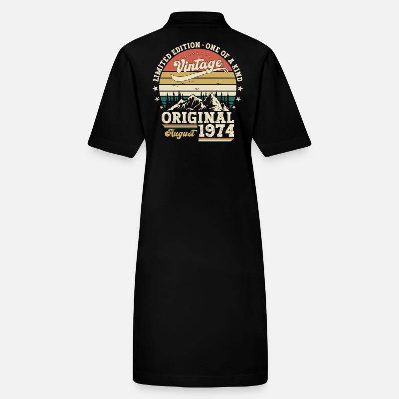 77th Birthday Original August 1947 Born 1947 Stanley/Stella PAIGER Organic Women’s Polo Dress