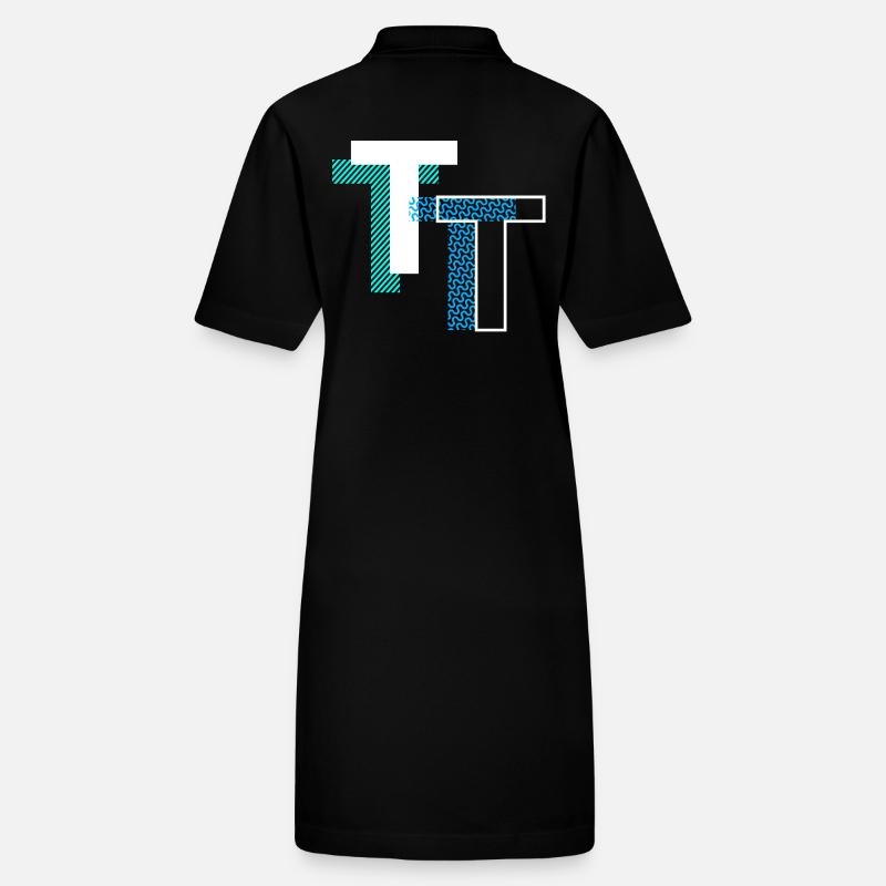 Lettre T Robe polo bio PAIGER Stanley/Stella Femme