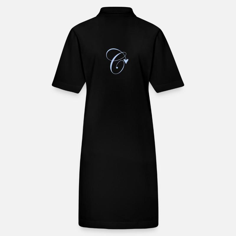Monogramme C Vigne Coeur Robe polo bio PAIGER Stanley/Stella Femme