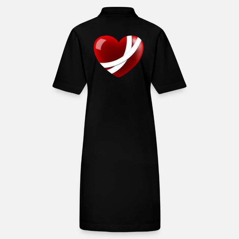 Cœur blessé Robe polo bio PAIGER Stanley/Stella Femme