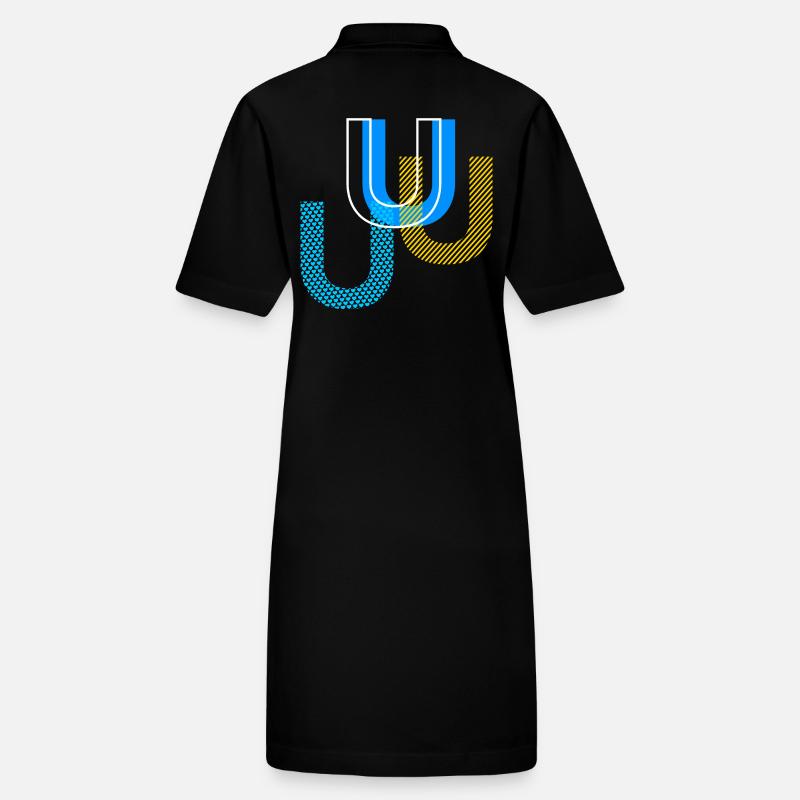 U Buchstabe Stanley/Stella Frauen Bio-Polokleid PAIGER