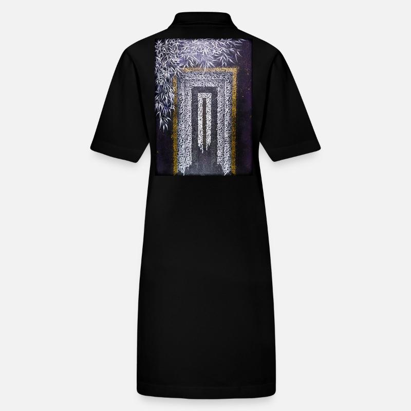 Calligraffiti - Gate (dark) Stanley/Stella PAIGER Organic Women’s Polo Dress