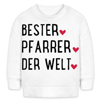 Pfarrer - Baby Organic Sweatshirt Baby Changer von Stanley/Stella - Weiß - Vorne