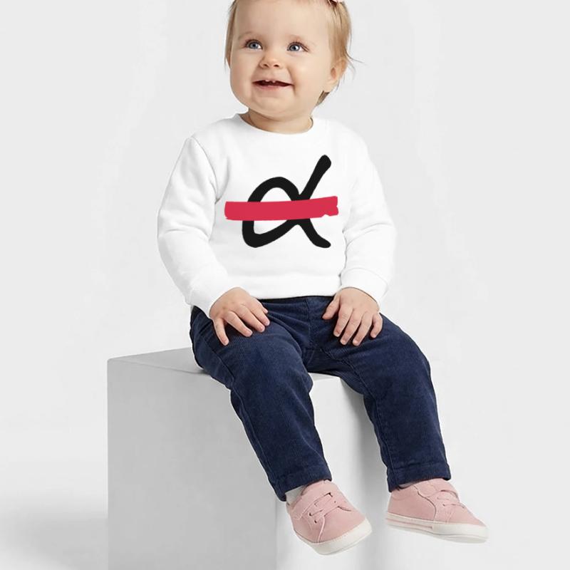 NO Macho logo Baby Sweatshirt by Stanley/Stella