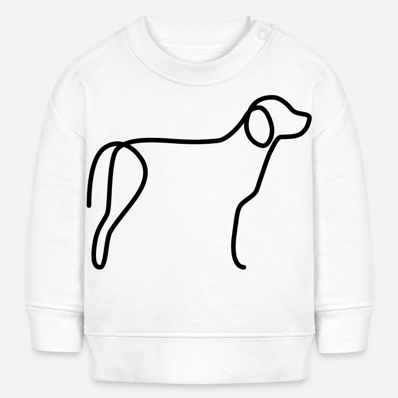 Beagle - Sweat bébé bio Stanley/Stella - blanc