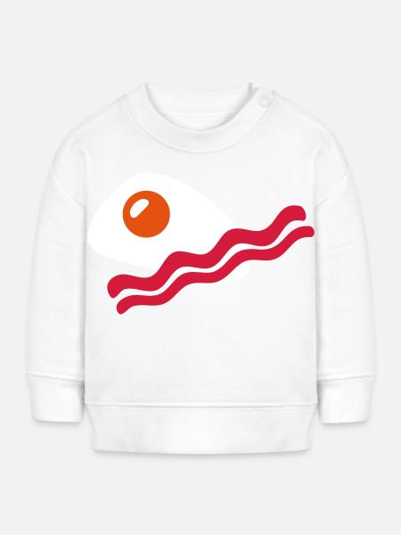 Schinken - Baby Organic Sweatshirt Baby Changer von Stanley/Stella - Weiß