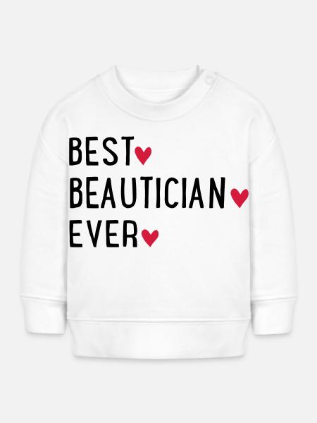 Kosmetikerin - Baby Organic Sweatshirt Baby Changer von Stanley/Stella - Weiß