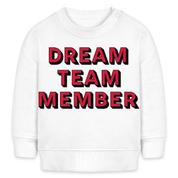 DREAM TEAM - Sweat bébé bio Stanley/Stella - blanc - Devant