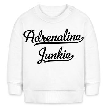 Adrenalin Junkie - Baby Organic Sweatshirt Baby Changer von Stanley/Stella - Weiß - Vorne