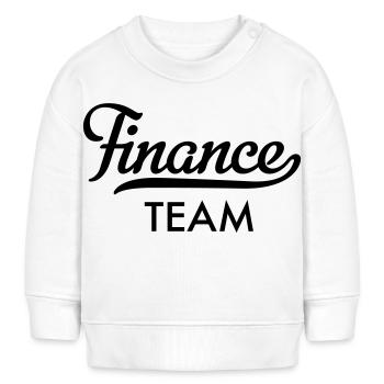 Finance Team - Baby Sweatshirt by Stanley/Stella - white - Front