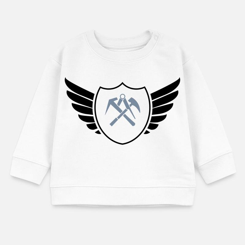 wappen shield dachdecker Baby Organic Sweatshirt Baby Changer von Stanley/Stella