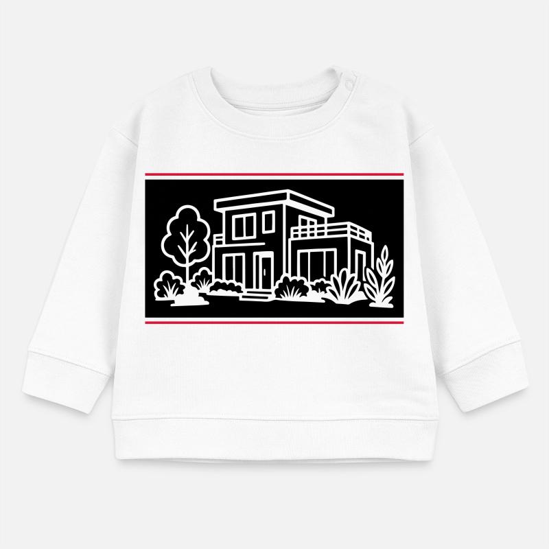 Maison Villa Propriété Sweat bébé bio Stanley/Stella
