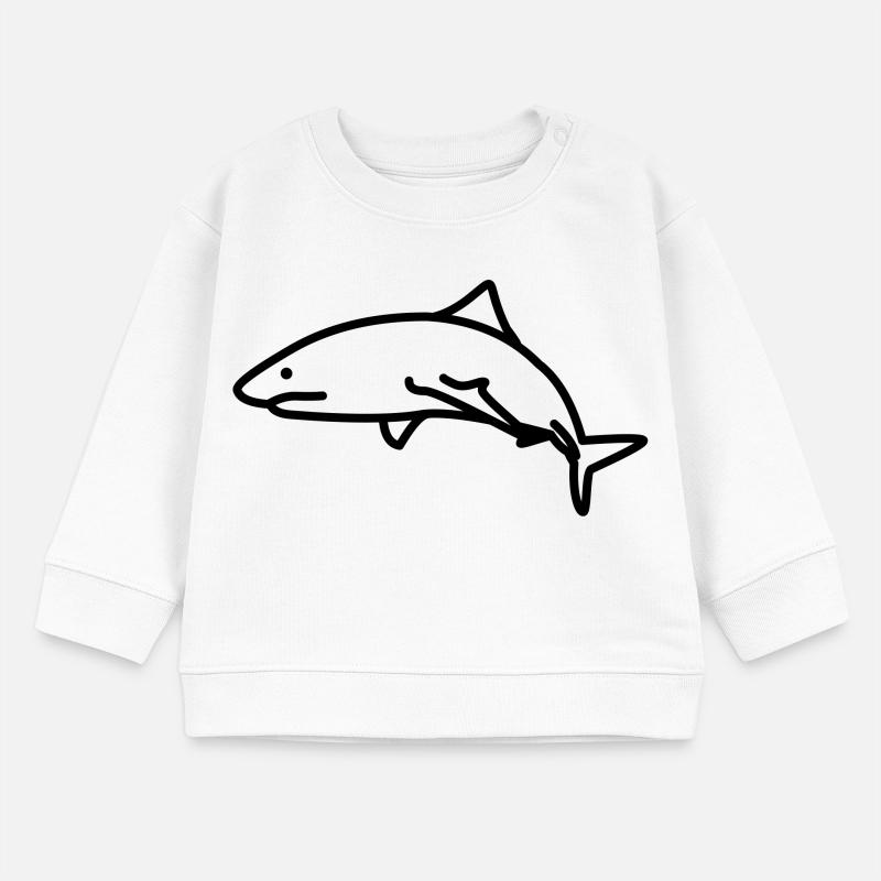 Requin Sweat bébé bio Stanley/Stella
