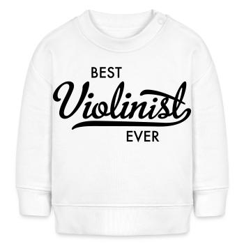 Violinist - Baby Sweatshirt by Stanley/Stella - white - Front