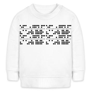 TheCode - Baby Organic Sweatshirt Baby Changer von Stanley/Stella - Weiß - Vorne