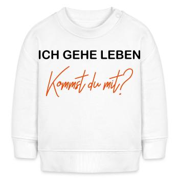 Leben - Baby Organic Sweatshirt Baby Changer von Stanley/Stella - Weiß - Vorne