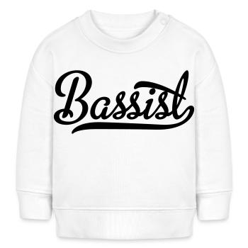 Bassiste - Sweat bébé bio Stanley/Stella - blanc - Devant