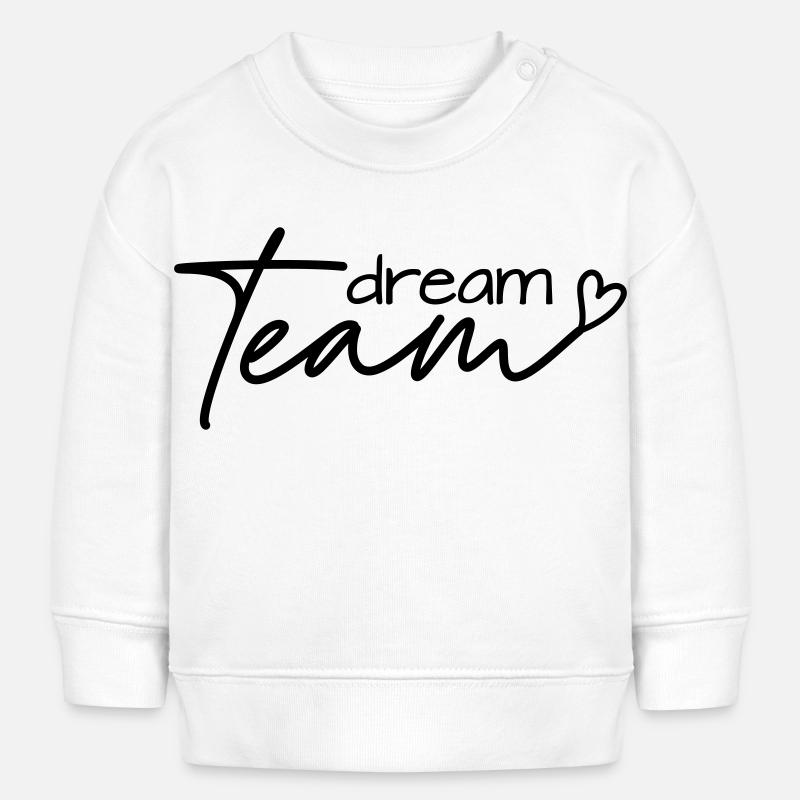 Équipe de rêve - Sweat bébé bio Stanley/Stella - blanc
