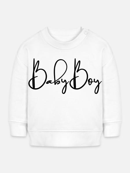 Bébé garçon . Garçon - Sweat bébé bio Stanley/Stella - blanc