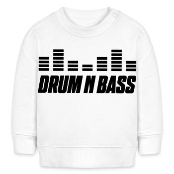 Drum Bass - Sweat bébé bio Stanley/Stella - blanc - Devant