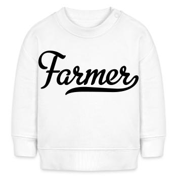 Landwirt - Baby Organic Sweatshirt Baby Changer von Stanley/Stella - Weiß - Vorne