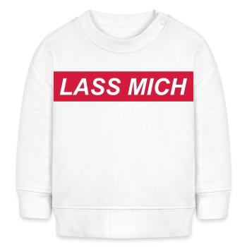 Lass mich - Baby Organic Sweatshirt Baby Changer von Stanley/Stella - Weiß - Vorne