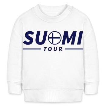 Suomi Tour Finnland - Baby Organic Sweatshirt Baby Changer von Stanley/Stella - Weiß - Vorne