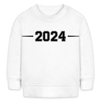 2024 - Baby Organic Sweatshirt Baby Changer von Stanley/Stella - Weiß - Vorne