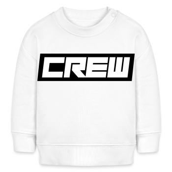 Crew - Baby Organic Sweatshirt Baby Changer von Stanley/Stella - Weiß - Vorne