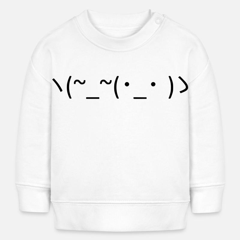 Friendship in action! 🤝 - Baby Sweatshirt by Stanley/Stella - white