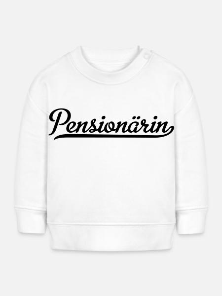 Pensionärin - Baby Organic Sweatshirt Baby Changer von Stanley/Stella - Weiß