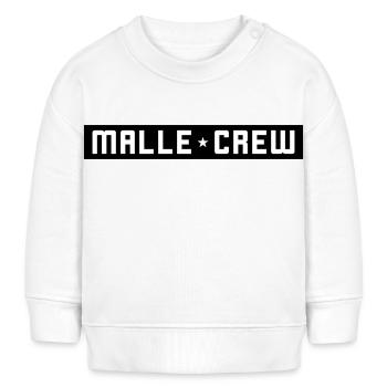 Malle Crew - Baby Organic Sweatshirt Baby Changer von Stanley/Stella - Weiß - Vorne