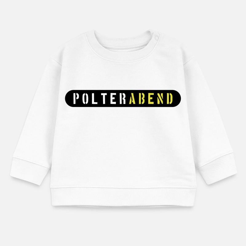Polterabend Polterhochzeit Baby Organic Sweatshirt Baby Changer von Stanley/Stella