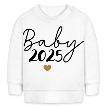 Baby 2025 - Baby Organic Sweatshirt Baby Changer von Stanley/Stella - Weiß - Vorne