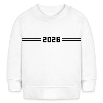 Symbole 2026 - Sweat bébé bio Stanley/Stella - blanc - Devant