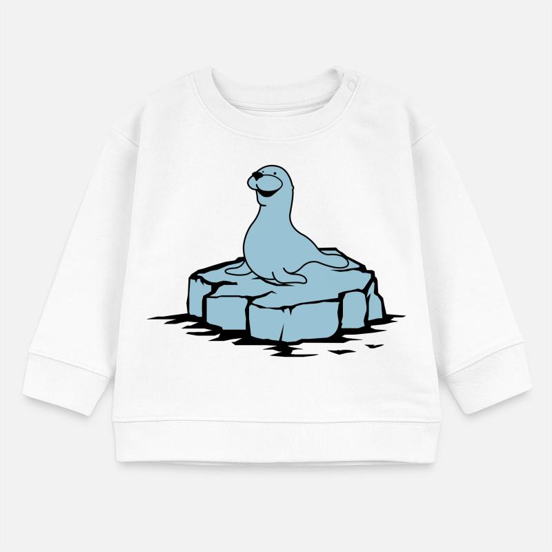 Phoque Sweat bébé bio Stanley/Stella