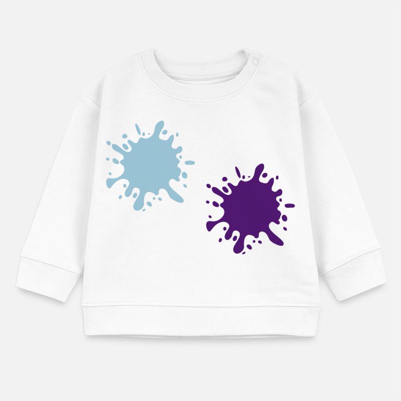 Farbklecks kleckse Baby Organic Sweatshirt Baby Changer von Stanley/Stella
